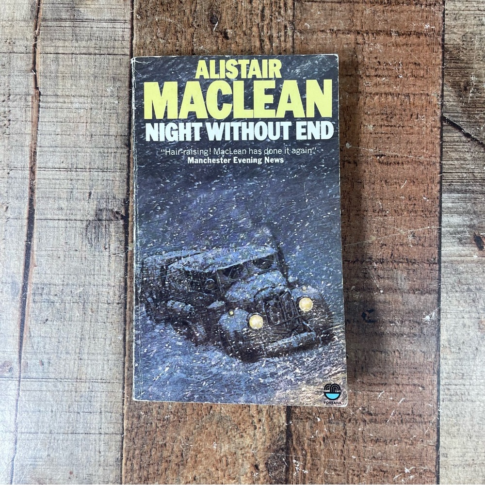 Night Without End by Alistair Maclean Book Mystery Thriller Snow